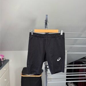 Asics Black Athletic Compression Shorts